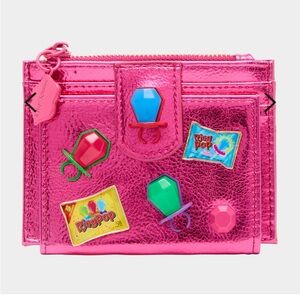 NWT! Betsey Johnson Limited Edition Metallic Pink Ring Pop Wallet
